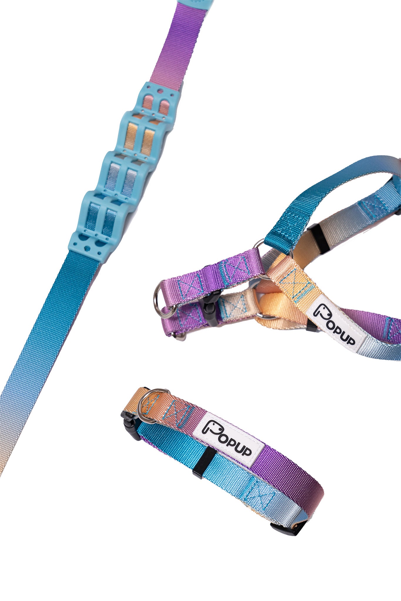 PoPupJoys AURA Walking set, aurora-inspired gradient colors, durable and rich details —designed for stylish and comfortable walk.