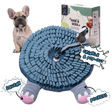 HIDE & SEEK Snuffle Mat and Puzzle Toy - Elephant Edition